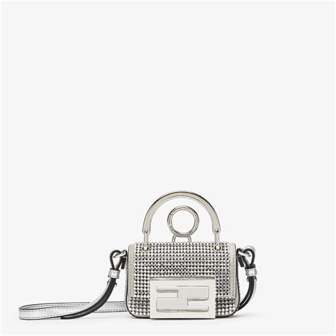 fendi silver bag nano|Fendi nano handbags.